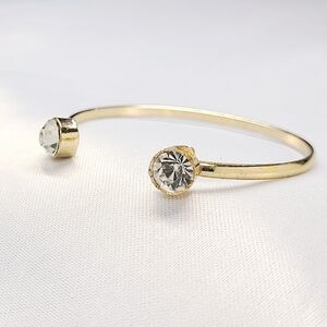 Dual Birthstone Gold Tone Bracelet